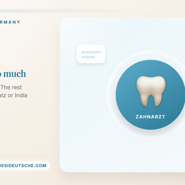 Why Dental Care in Germany Is So Expensive (and What to Do About It)