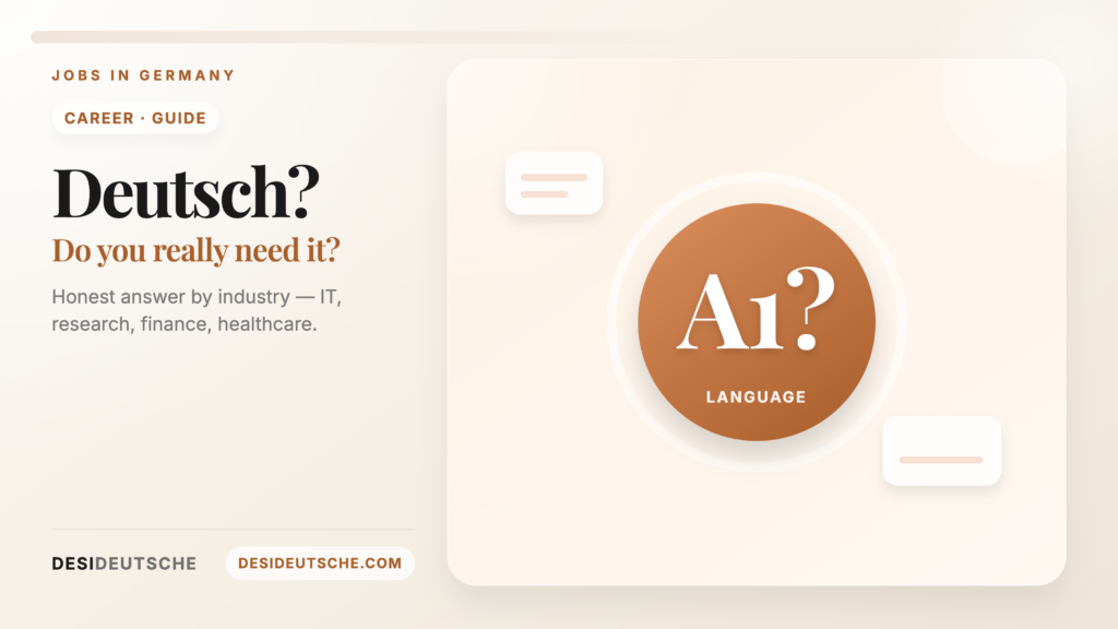 Do You Actually Need German to Get a Job in Germany? An Honest Answer by Industry