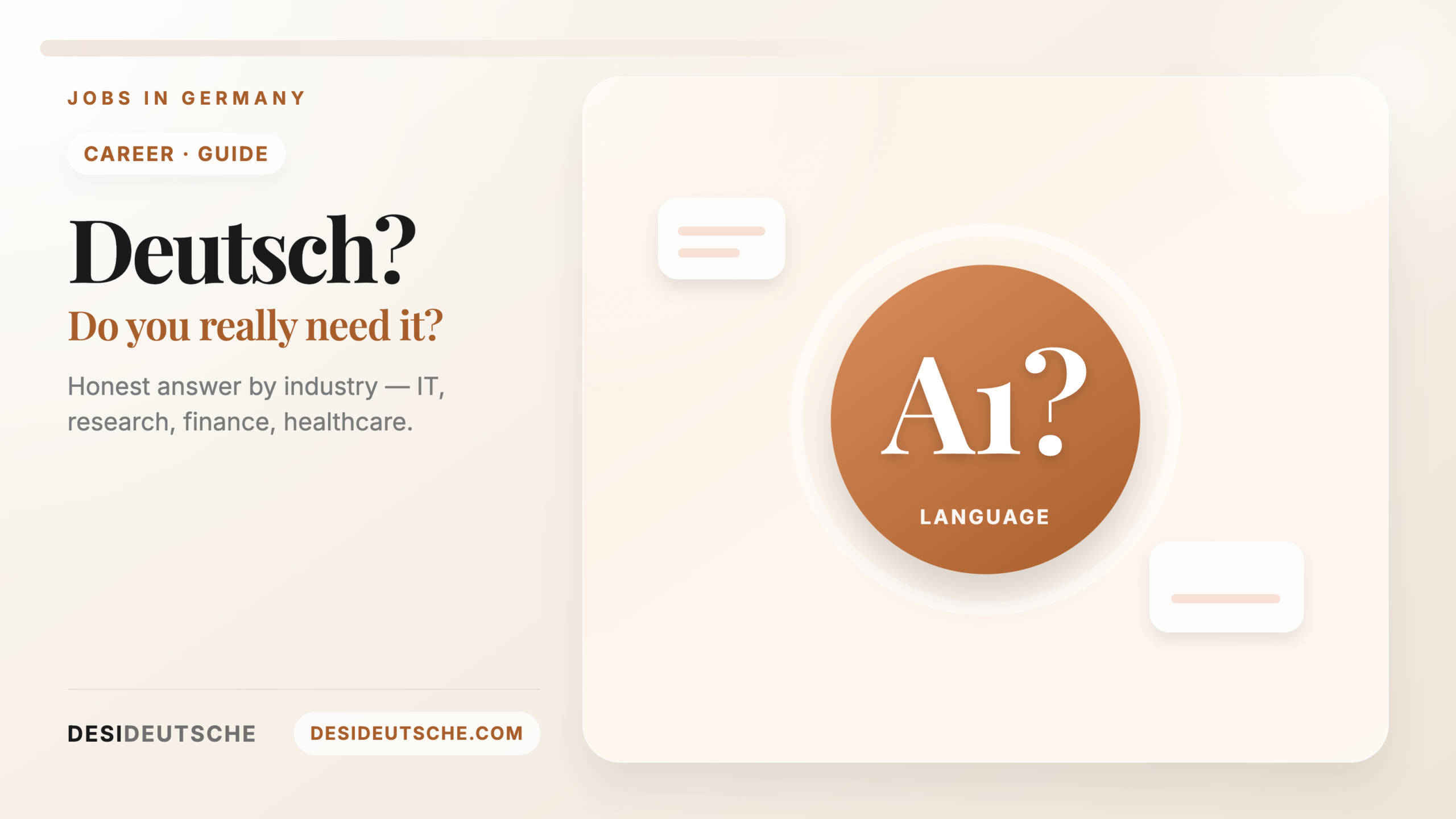 Do You Actually Need German to Get a Job in Germany? An Honest Answer by Industry
