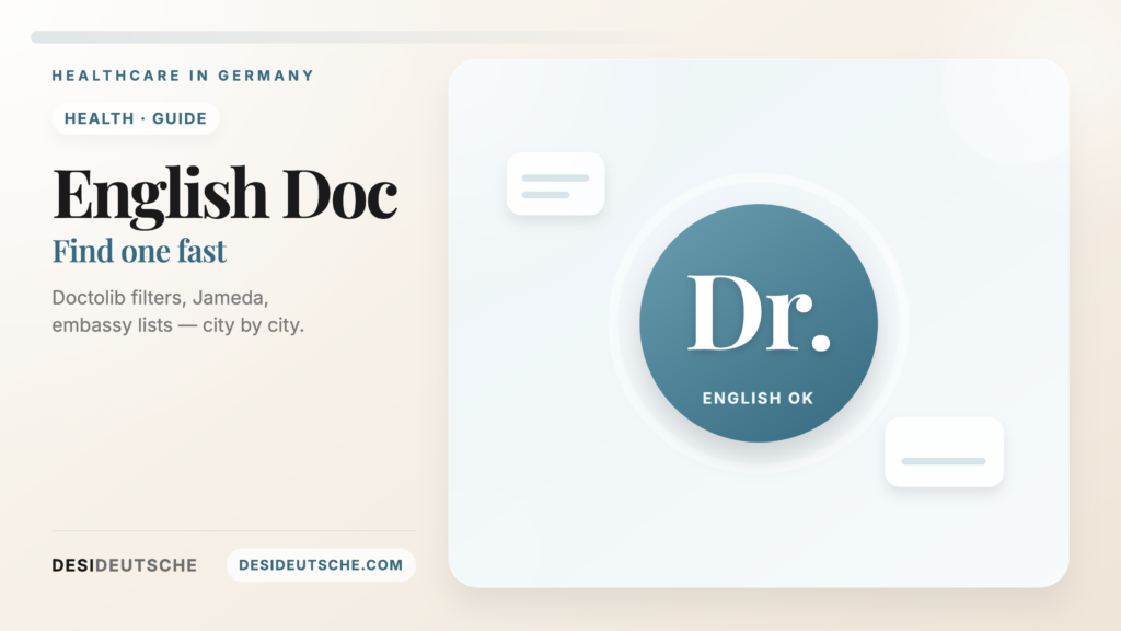How to Find an English-Speaking Doctor in Germany (City-by-City)