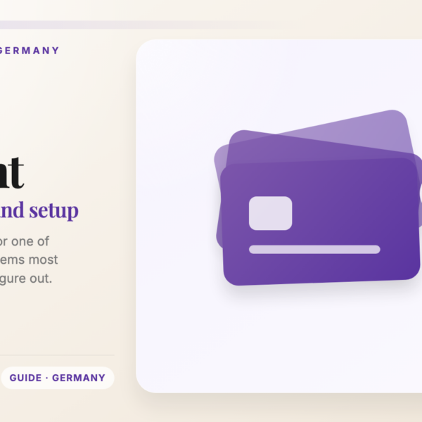 Week 2 in Germany: Opening a Bank Account (N26, DKB, or Sparkasse?) featured image