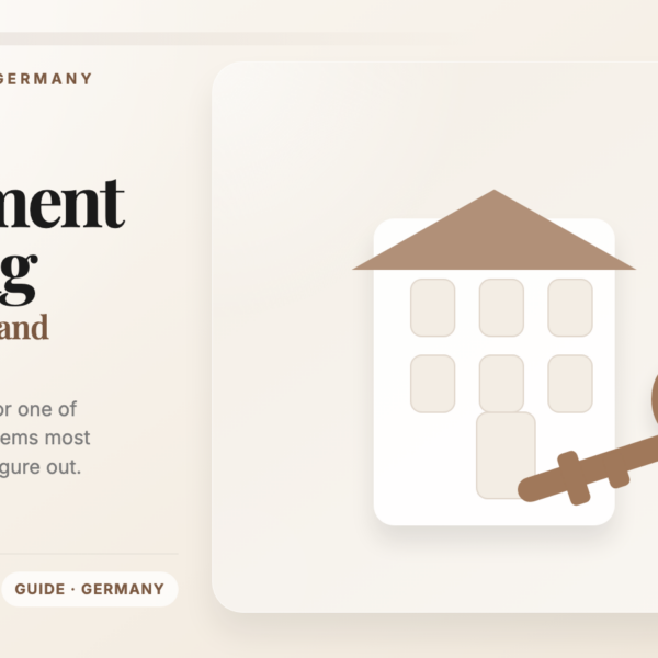 Month 1 in Germany: How Apartment Hunting Actually Works featured image