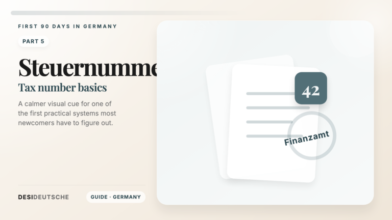 Month 3 in Germany: Your Steuernummer and What It's Actually For featured image