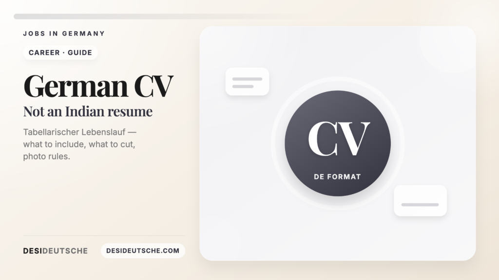 How to Write a German CV as an Indian (With Template)