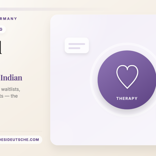 Mental Health Support for Indians in Germany: Finding Therapy That Works