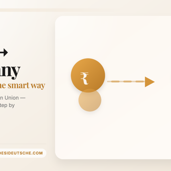 How to Send Money from India to Germany — DesiDeutsche