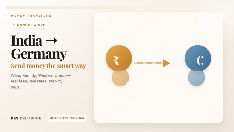 How to Send Money from India to Germany — DesiDeutsche