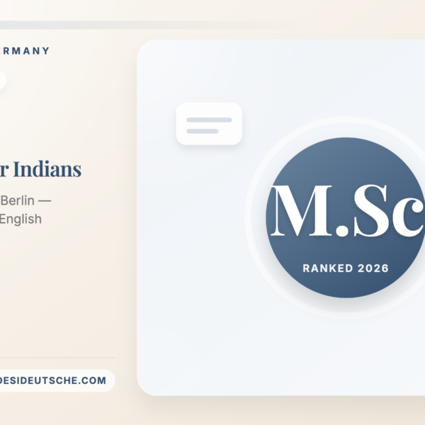 Top 10 German Universities for a Master's in Engineering (2026 Ranking for Indians)