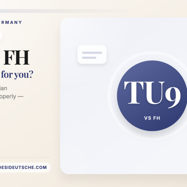 TU9 vs Fachhochschule: Which Is Better for an Indian Engineering Student?